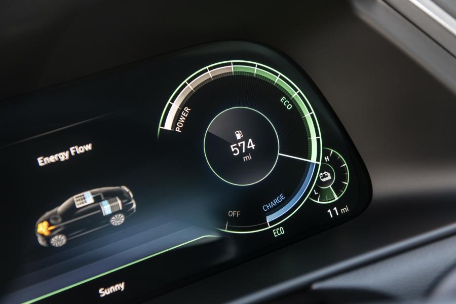 Панель приборов Hyundai Sonata Hybrid (DN8) 2020 года  (NA) (фото 41 из 58)